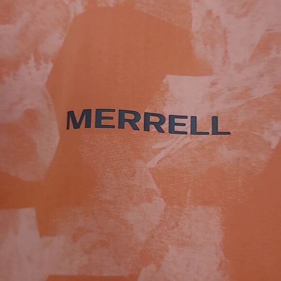 Merrell Hydro Hiking Dress Goldfish Orange Performance Quick Dry UPF 50 Size L - Picture 5 of 12